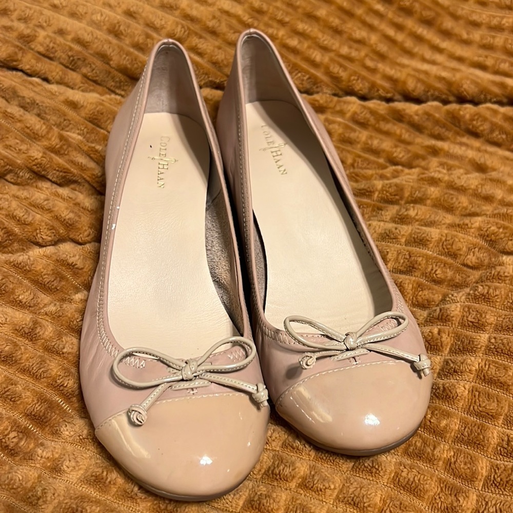 Cole Haan nude wedge women’s 8.5